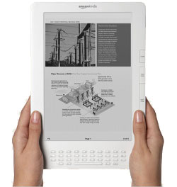 The Kindle becomes the first e-book reader