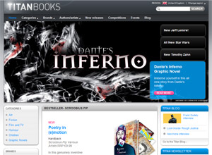 Titan Books site Launch